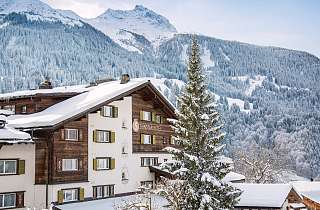 romantisches hotel in der schweiz, hotel in klosters 