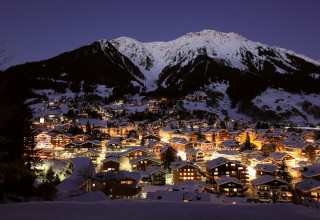 Winter Aussicht Klosters Nacht